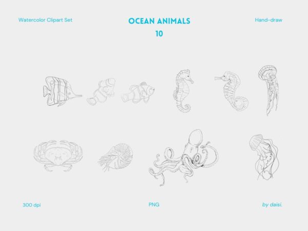 Cliparts | Ocean Reef - Image 3