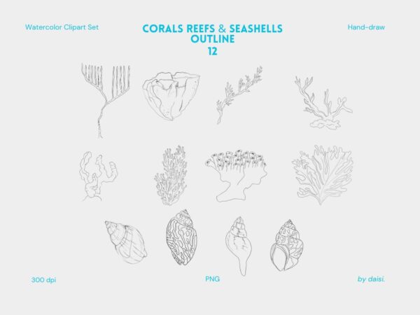 Cliparts | Ocean Reef - Image 5